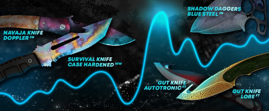 The 5 Cheapest Knife Skins in CS:GO 🔪