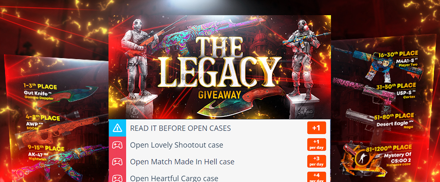 The Legacy Giveaway