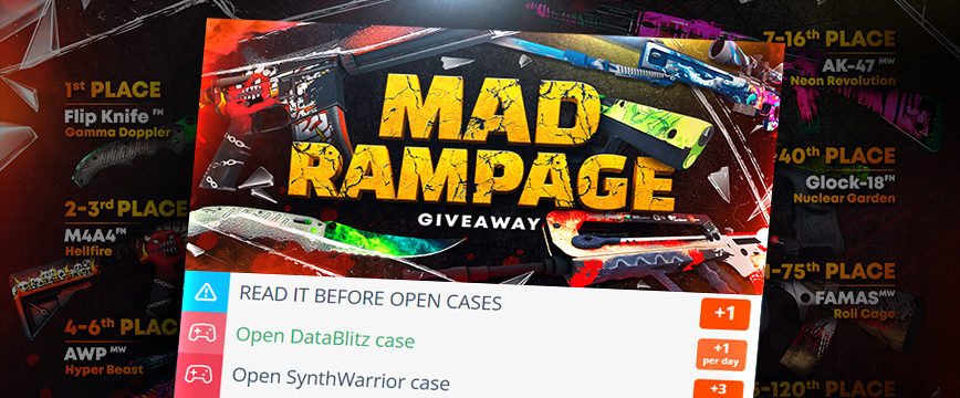 All Info About Mad Rampage Giveaway