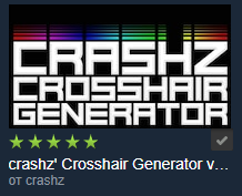 Crashz' Crosshair Generator - eine der beliebtesten CS2 (CS:GO) Workshop-Karten zum Anpassen von Fadenkreuzen.