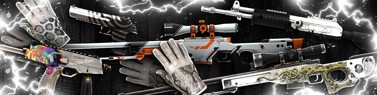 Melhores skins, facas e luvas para o CS2 branco (CS:GO)
