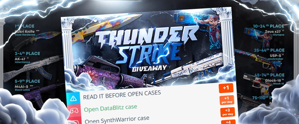 All about Thunder Strike Giveaway