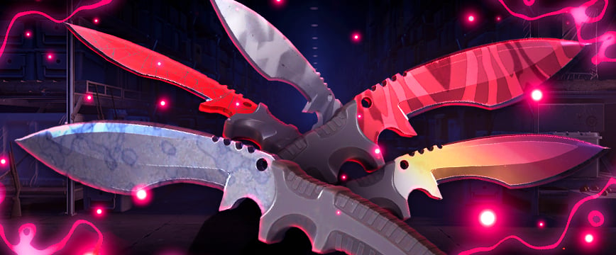 CS2 Kilowatt Case – rare Kukri Knife with traditional design and multiple skins like Fade, Slaughter, and Crimson Web.