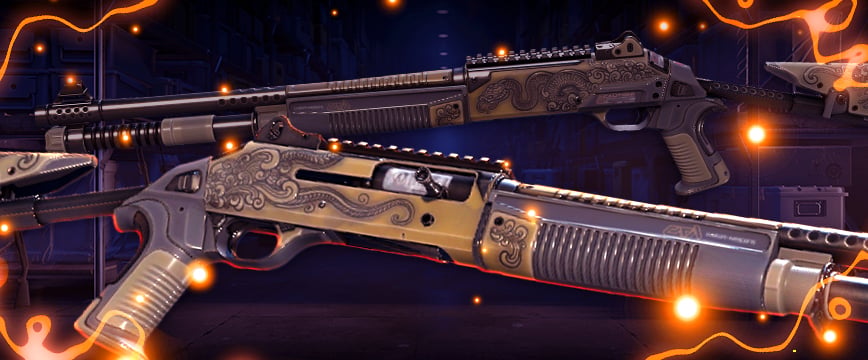 XM1014 | Irezumi – powerful skin inspired by Japanese art, featuring engraved flowers and a snake from Kilowatt Case.
