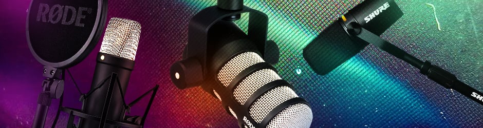 Dynamic XLR podcast microphone ideal for gaming and voice recording, offering studio-quality sound for CS2 commentary and long-form podcast sessions.