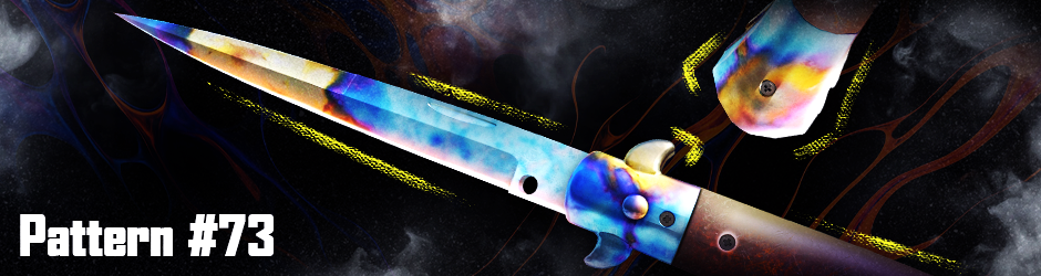 Stiletto | Case Hardened pattern #73