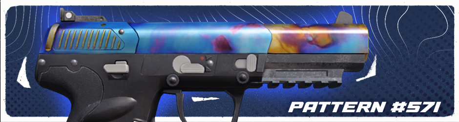 Five-SeveN Case Hardened pattern #571