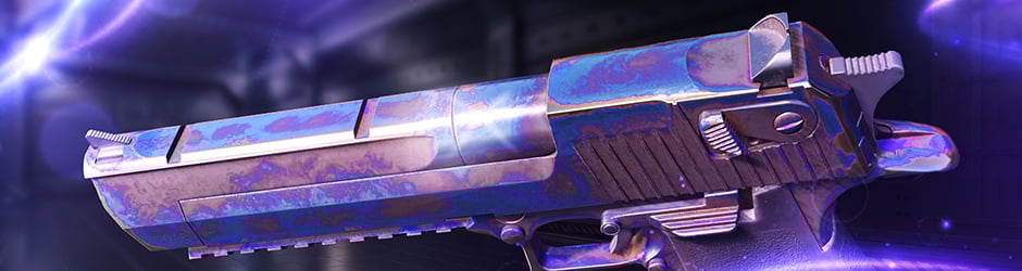 Desert Eagle Heat Treated Common Blue #1