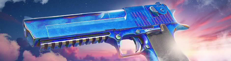 Desert Eagle Heat Treated Blue Gem #2