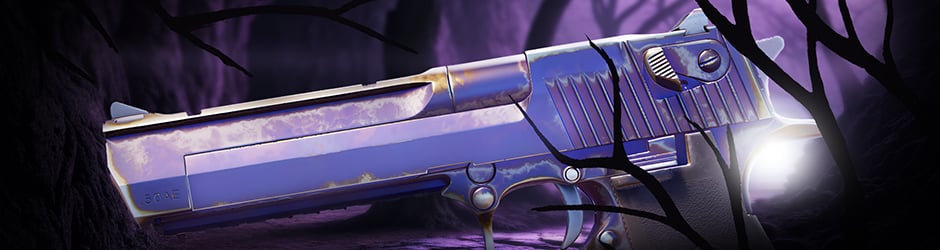 Desert Eagle Heat Treated Purple Gem