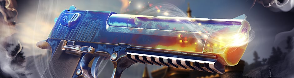 Desert Eagle Heat Treated Gold Gem