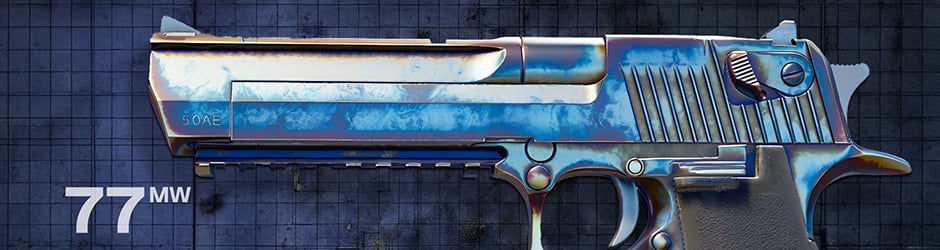 Desert Eagle Heat Treated Minimal Wear 77 Pattern