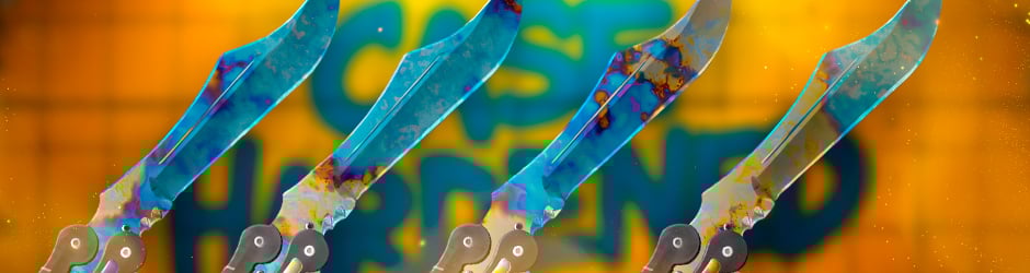 Butterfly Case Hardened Pattern Difference