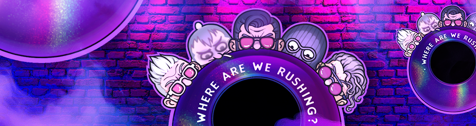 Magic Rush Ball (Lenticular) CS2 sticker with animated 8-ball design and hidden message “Where are we rushing,” from the 10 Year Birthday Capsule.