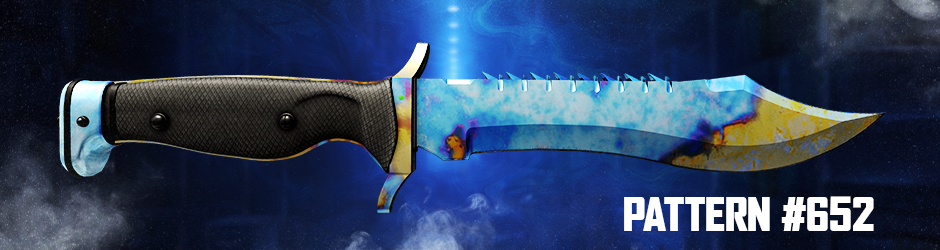 Bowie Knife | Case Hardened Pattern #652