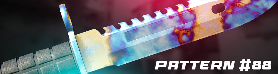 M9 Bayonet Blue Gem #88 (Rank 3)