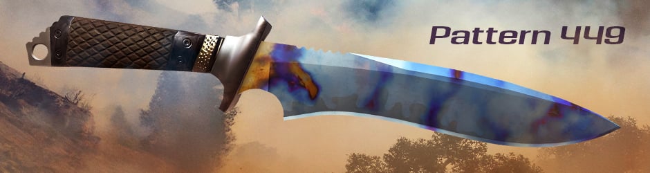 Classic Case Hardened Blue Gem Pattern #449