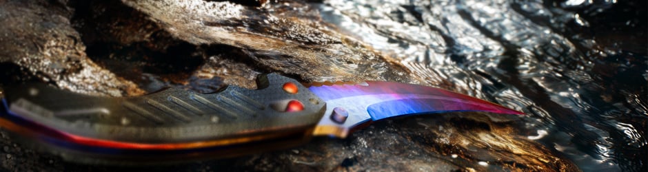 faca flip marble fade skin