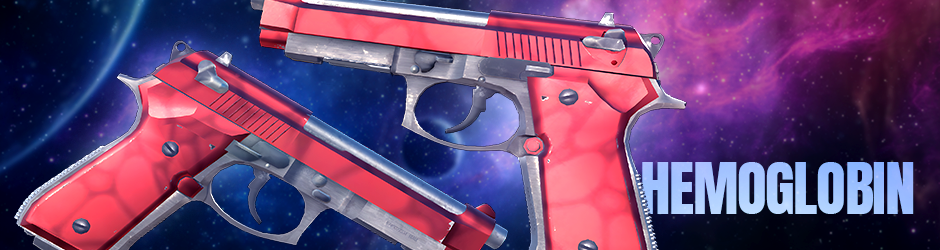 CS2 Dual Berettas Hemoglobin skin – deep red pistols from The Arms Deal 2 Collection.
