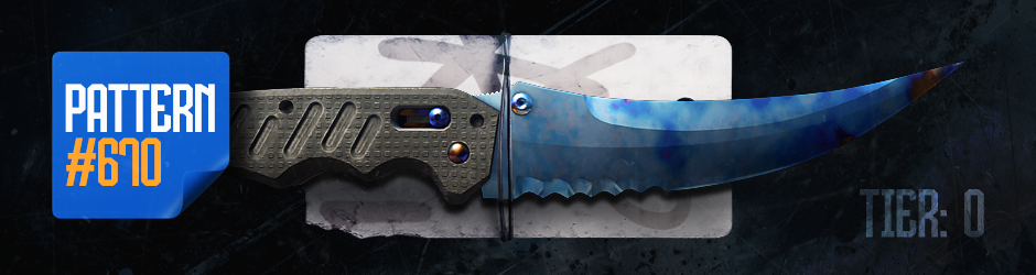 flip knife case hardened Pattern #670 Tier 0