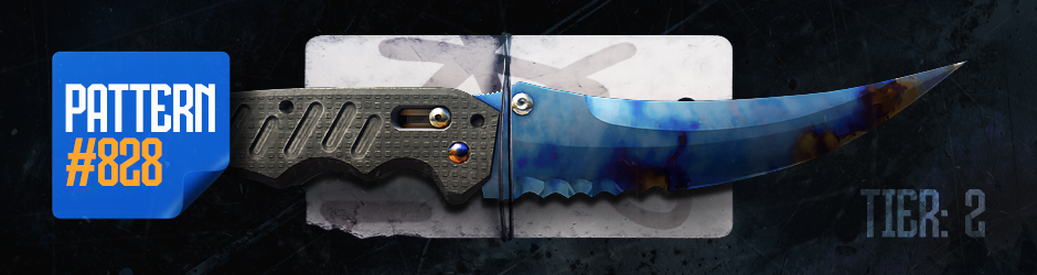 flip knife  case hardened Pattern #828 Tier 2