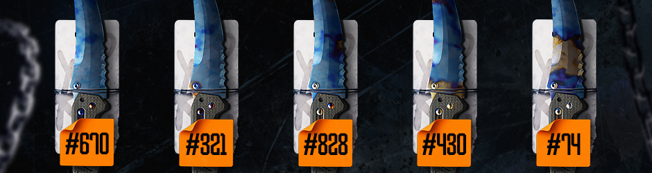 flip knife  case hardened difference between tiers