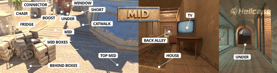 mirage mid callouts