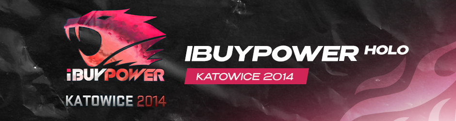 iBUYPOWER (Holo) Katowice 2014 sticker in CS2 displaying the famous red holographic beast logo, a legendary rare sticker valued at up to $140,000 by collectors.
