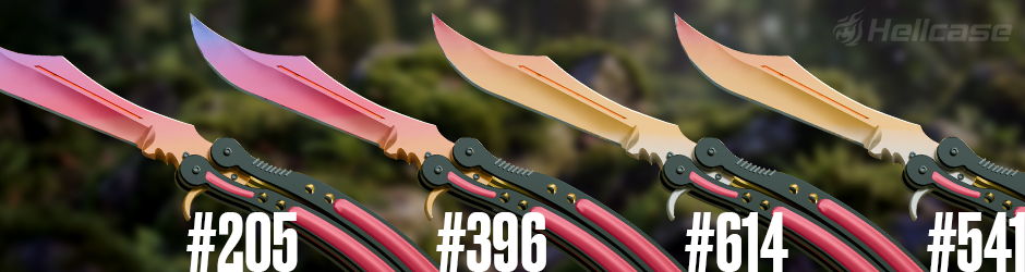 Butterfly Knife Fade Pattern Difference