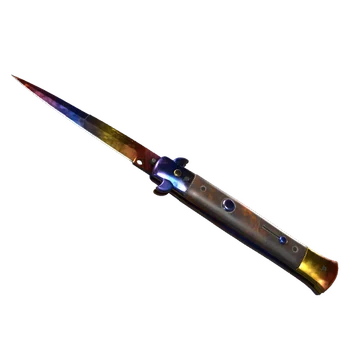 Stiletto Knife | Marble Fade