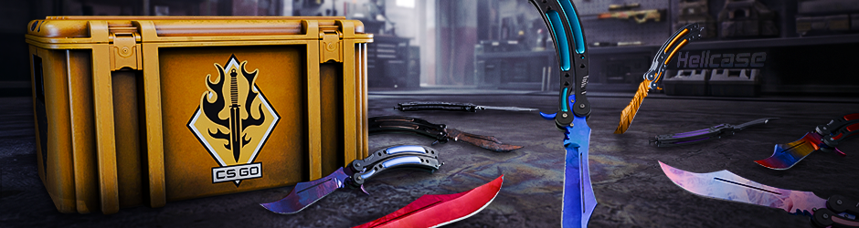Spectrum Case: CS2 Spectrum Case with Butterfly Knife Doppler and Marble Fade skins
